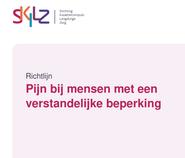SKILZ-richtlijn ‘Pijn bij mensen met een verstandelijke beperking’ gepubliceerd